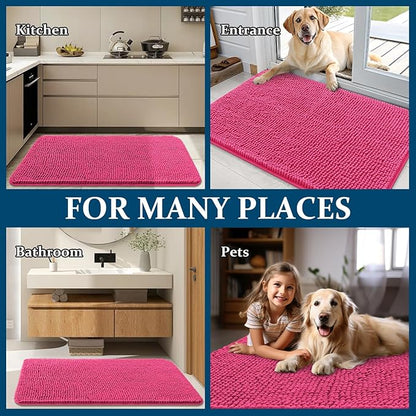 OLANLY Dog Door Mat for Muddy Paws 70x35, Absorbs Moisture and Dirt, Absorbent - Image 8