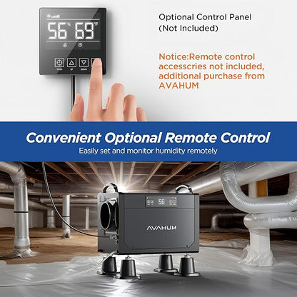 120 Pint Crawl Space Dehumidifier Commercial Energy Star Efficient Certified - Image 4