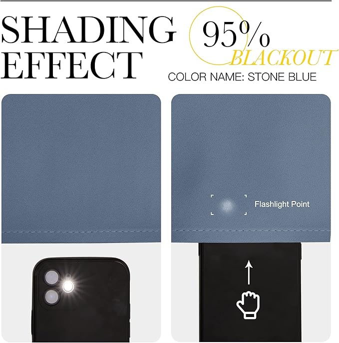 NICETOWN Bedroom Curtains, Home Decoration Solid Thermal Insulated Draperies & - Image 4