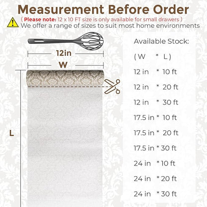 Coavas Extra Grip Thickened Shelf and Drawer Liner - Image 6