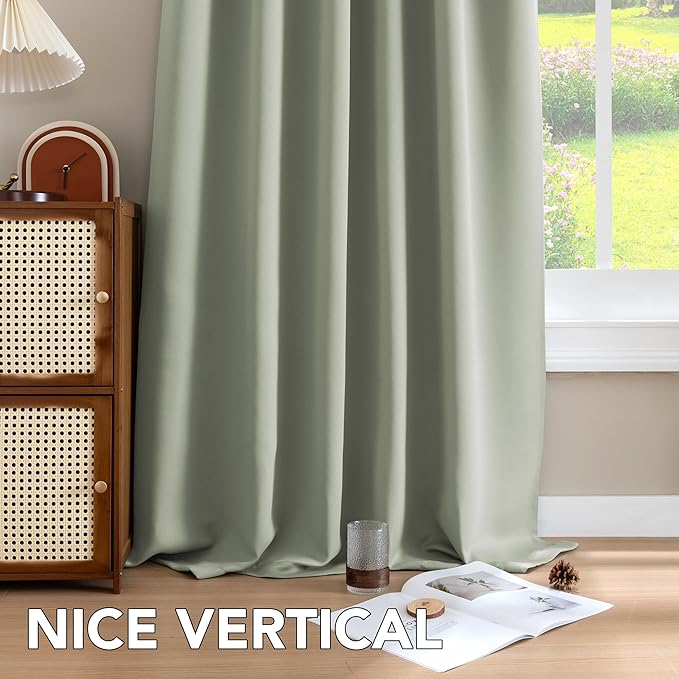 H.VERSAILTEX Blackout Curtains Thermal Insulated Window Treatment Panels Room - Image 9