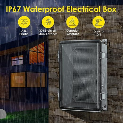 Waterproof Electrical Junction Box, IP67 ABS Plastic Junction Box Enclosure - Image 2