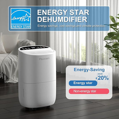 Energy Star Smart Dehumidifier for Home & Basement, 35 Pints, 37dB Ultra Quiet - Image 2