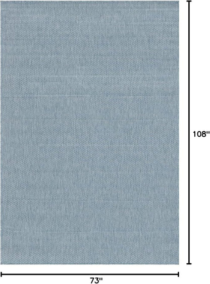 Unique Loom Collection Casual Transitional Solid Heathered Indoor/Outdoor - Image 2