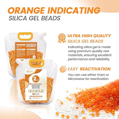 Silica Gel Desiccant Beads – Reusable Desiccant Bulk 3mm Beads - Image 5