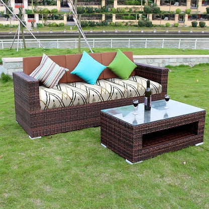 Fuloon Sofa Cushion Covers, Stretch Printed Seat Cushion Cover Couch Seat - Image 2