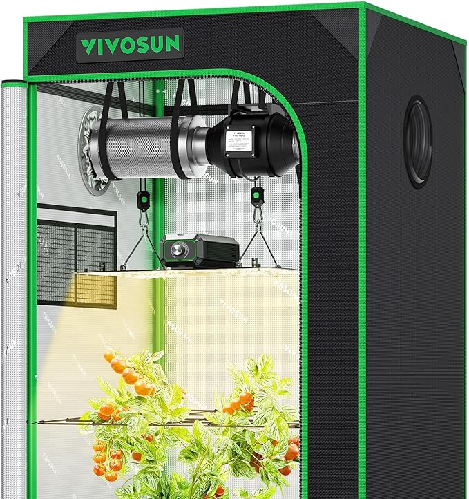 VIVOSUN Grow Tent Kit, 2 × 2ft 1-Plant System, WiFi-Controlled Grow System - Image 2
