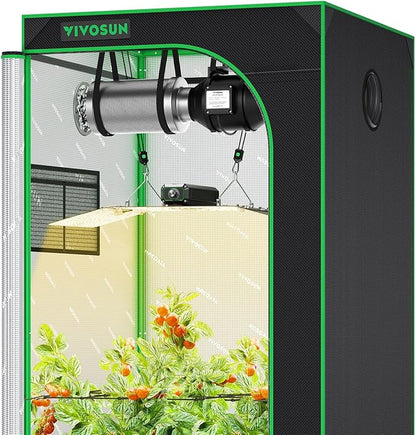 VIVOSUN Grow Tent Kit, 3 × 3ft Complete Grow System, WiFi-Controlled Grow System - Image 2