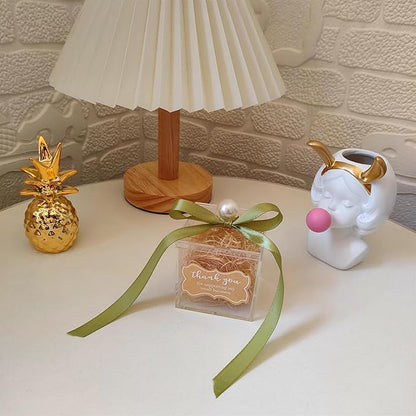 Acrylic box with Lid 4 Pack Small Clear Acrylic Square Cube Plastic Storage Box - Image 3