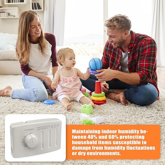 4655 Manual Whole House Humidifiers/Wall Mounted Humidifier Control Humidistat - Image 5