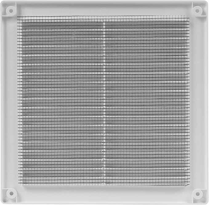 10" x 10" Square Air Vent Cover – White Plastic Vent Deflector - Image 9