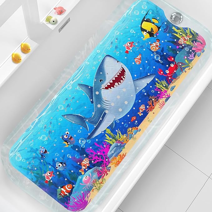 XIYUNTE Baby Bath Mat for Tub Non Slip Kids Bath Mat by XIYUNTE