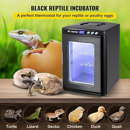 Happybuy Black Reptile Incubator 25L Scientific Lab Incubator Digital Incubator - Image 2