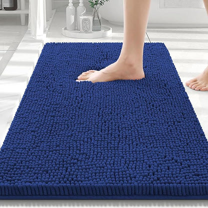 Smiry Luxury Chenille Bathroom Rugs 30x20, Extra Soft and Absorbent Shaggy Bath by Smiry