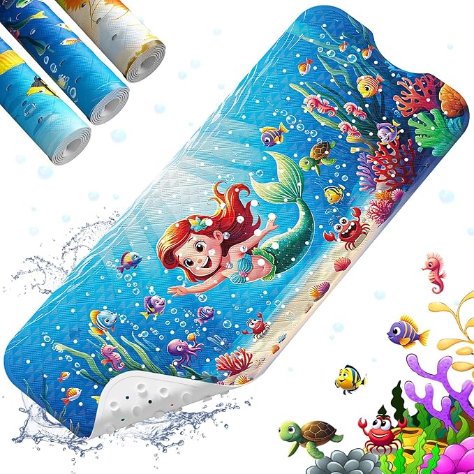 XIYUNTE Baby Bath Mat for Tub Non Slip Kids Bath Mat by XIYUNTE