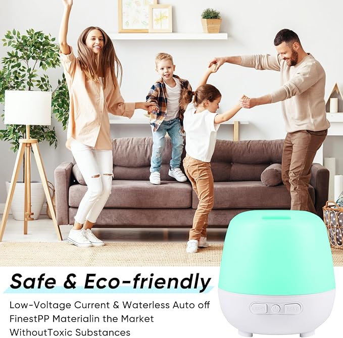 HAPPTWS 220ml Essential Oil Diffuser, Upgraded Diffusers - Image 3