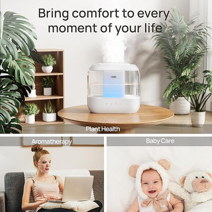 Dreo Humidifiers for Bedroom, 4L Top Fill for Large Room, 36H Runtime, 28 dB - Image 8
