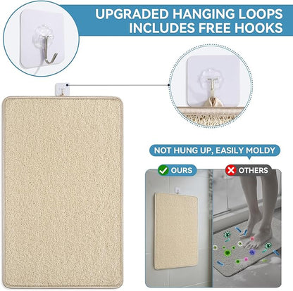Non Slip Shower Mat Bathtub Mat 20x32 Inch, Quick Dry Bath Mat - Image 7