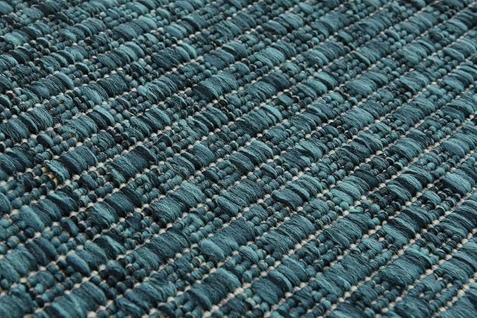 Unique Loom Collection Casual Transitional Solid Heathered Indoor/Outdoor - Image 8