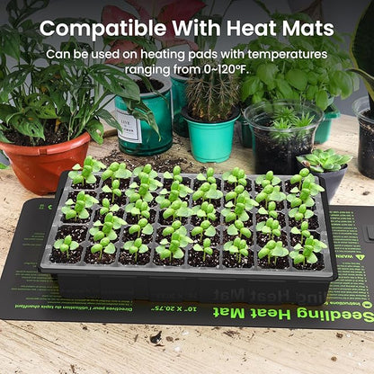 MIXC Seed Starter Tray with Lights, 2 Packs Mini Propagator Plant Grow Kit - Image 3