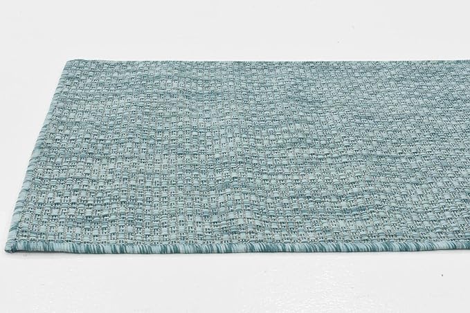 Unique Loom Collection Casual Transitional Solid Heathered Indoor/Outdoor - Image 6