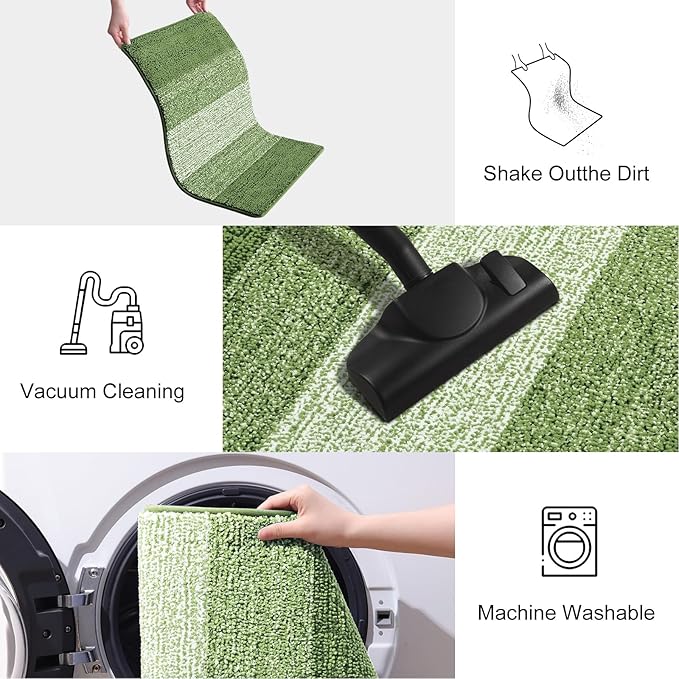 Smiry Dog Door Mat for Muddy Paws, Absorbs Moisture and Dirt, Low-Profile - Image 6