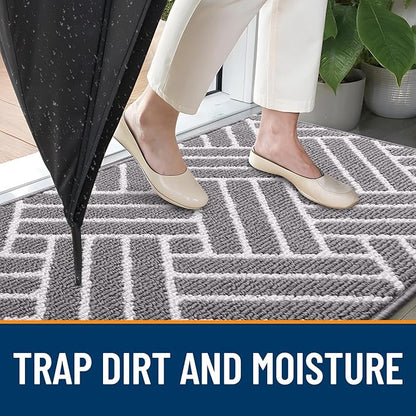 OLANLY Indoor Door Mat, 32x20 Inch, Dirt Resistant and Absorbent, Non-Slip - Image 2