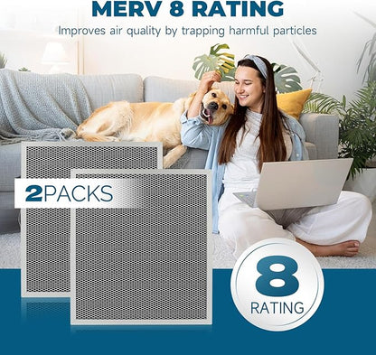 2-Packs 5881 Washable MERV 8 Dehumidifier Filter 12x14x1 Compatible - Image 4