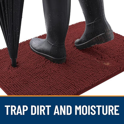 OLANLY Dog Door Mat for Muddy Paws 70x32, Absorbs Moisture and Dirt, Absorbent - Image 2