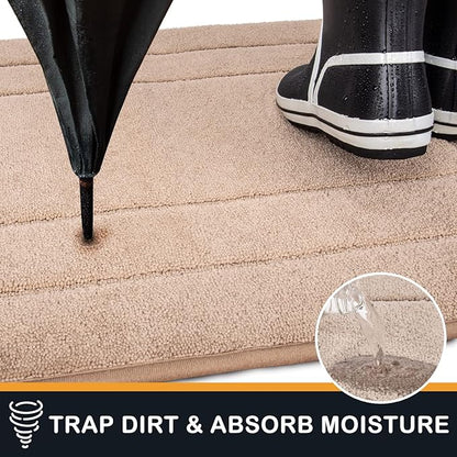 PURRUGS Dirt Trapping Door Mat 24" x 59", Non-Slip/Skid Machine Washable - Image 3
