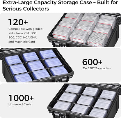 Graded & Trading Card Storage Box – PSA Slab Sports Card Case - Image 4