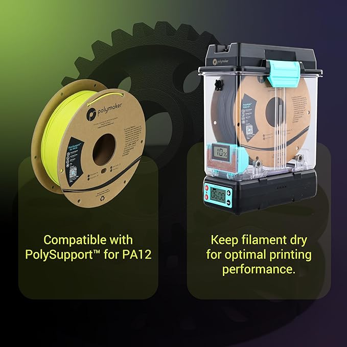 Polymaker Fiberon PPS-GF20 Filament 1.75mm 0.5kg Spool, Extreme Heat Resistance - Image 8