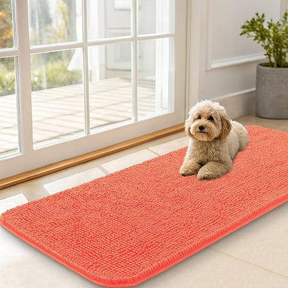 OLANLY Dog Door Mat for Muddy Paws 47x20, Absorbs Moisture and Dirt, Absorbent by OLANLY
