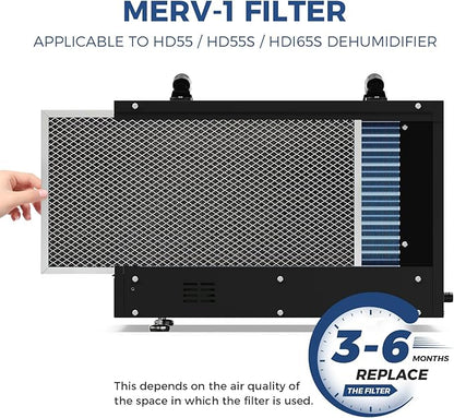 ALORAIR MERV-1 for Crawlspace Dehumidifier HD55S/HDi65S, 1 pack - Image 4