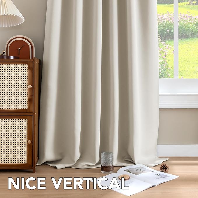 H.VERSAILTEX Light Reducing Curtains Thermal Insulated Window Treatment Panels - Image 9