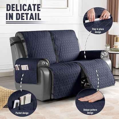 TAOCOCO 100% Waterproof Recliner Cover, Non-Slip Washable Reclining Couch Cover - Image 6
