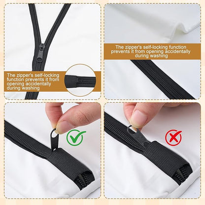 SATINIOR 3 Pack Premium Laundry Wash Bags - Image 3