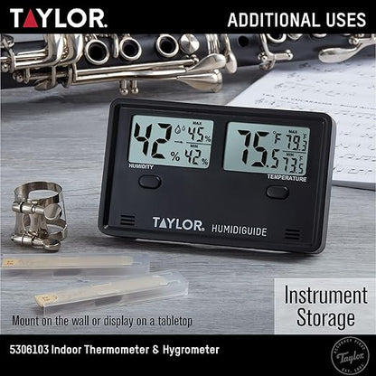 Taylor Wireless Digital Indoor Outdoor Thermometer and Hygrometer, Dual Display - Image 5