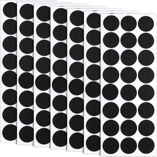160 Pcs Small Felt Furniture Pads, Self-Adhesive EVA Foam Dot Circles, Round by Unknown