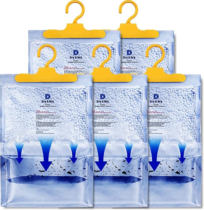 Dry & Dry 5 Pack Premium Moisture Absorbers by DryDry