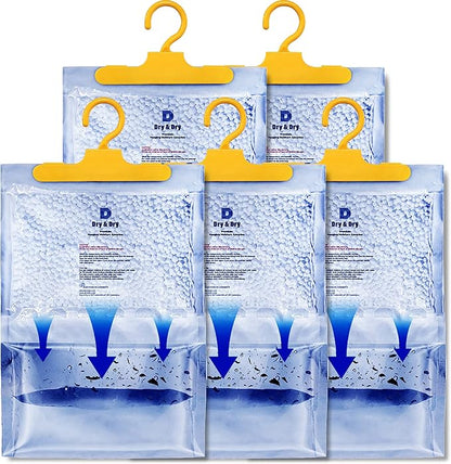 Dry & Dry 5 Pack Premium Moisture Absorbers by DryDry
