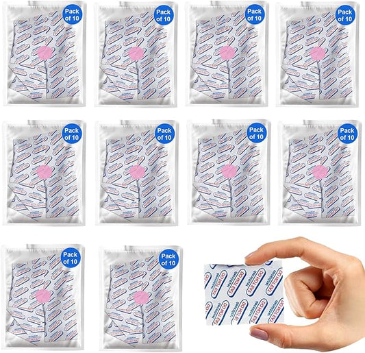 400cc Oxygen Absorbers for Food Storage, Food Grade Oxygen Absorbers Packets by BRENSTEN