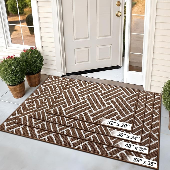 OLANLY Large Indoor Door Mat, 59x35 Inch, Dirt Resistant and Absorbent - Image 7