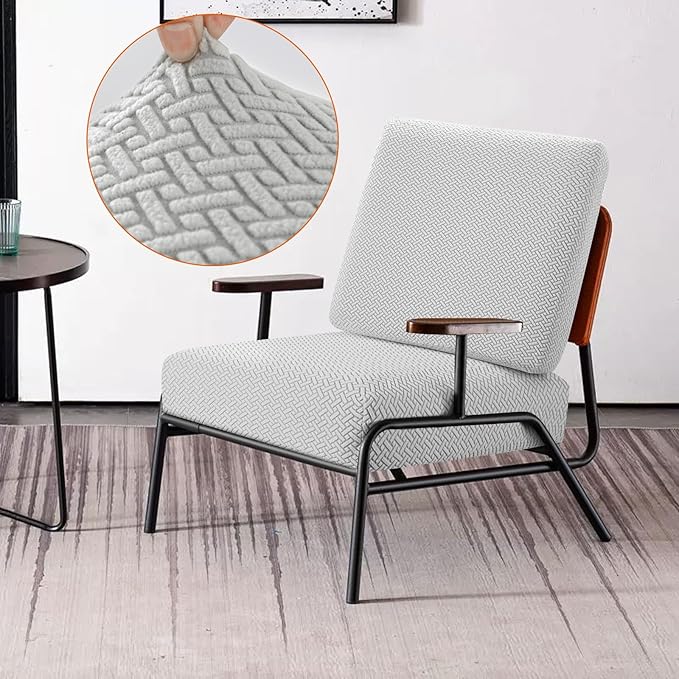 Fuloon Waterproof Couch Cushion Covers, Stretch Sofa Seat Cushion Slipcovers - Image 2
