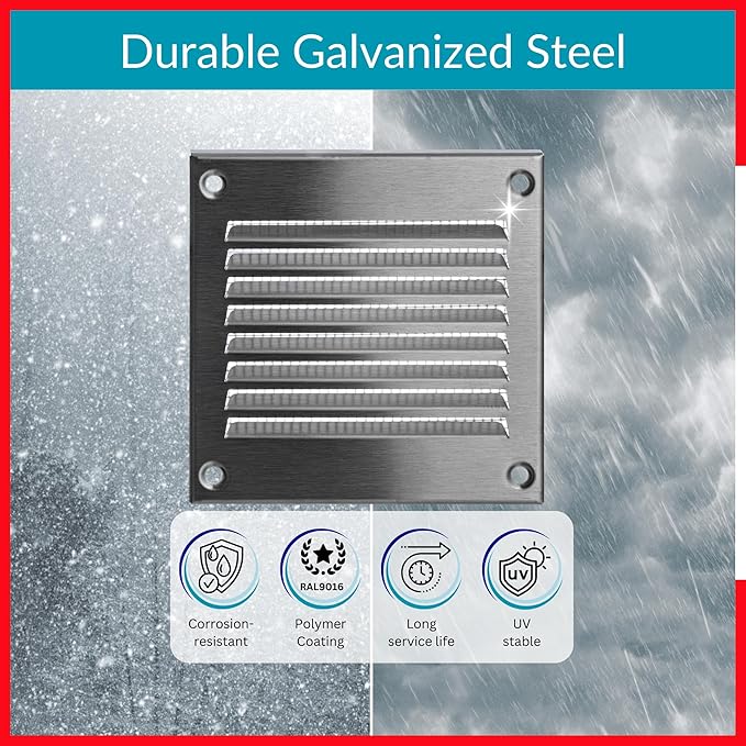2x2 Vent Cover - HVAC Return Air Grille - Image 3