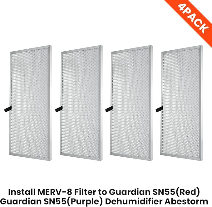 Abestorm 4-Pack MERV-8 Filter Replacement Set - Image 3