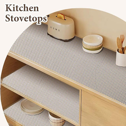 Drawer and Shelf Liner for Kitchen Cabinet: 12 in X 20 Ft Non Slip Waterproof - Image 5