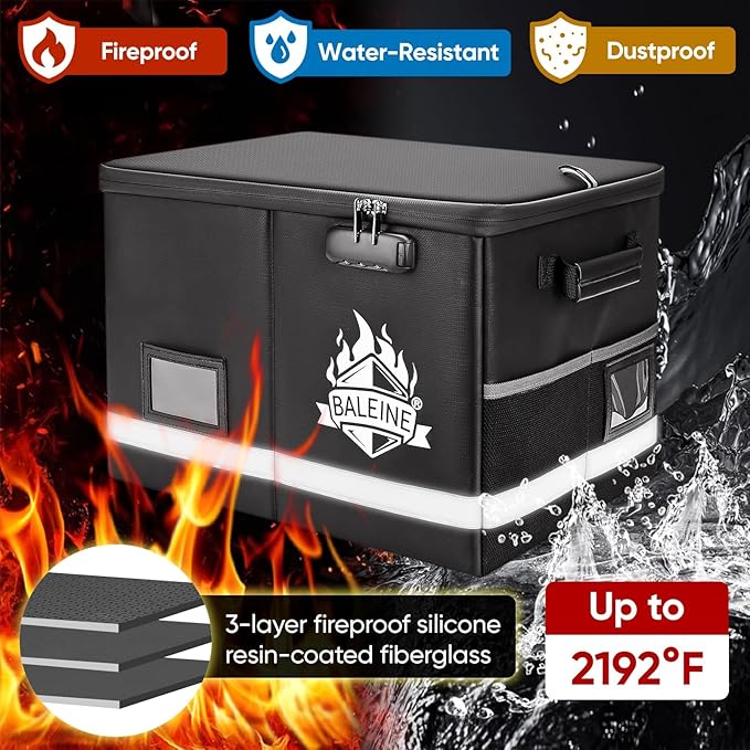 BALEINE Fireproof Document Box - Image 5