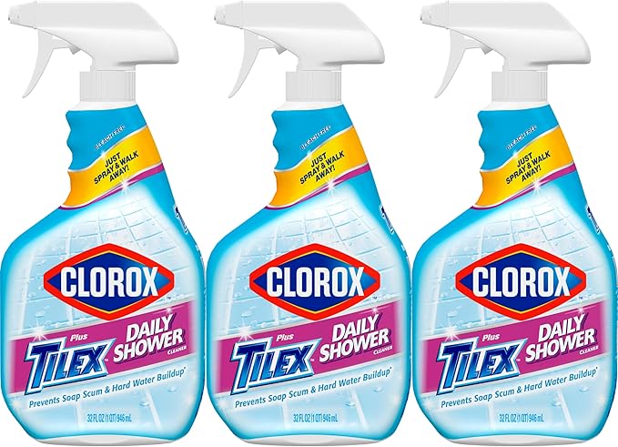 Clorox Plus Tilex Daily Shower Cleaner, 32 Fluid Ounce Spray Bottle by Clorox