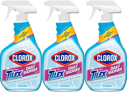 Clorox Plus Tilex Daily Shower Cleaner, 32 Fluid Ounce Spray Bottle by Clorox